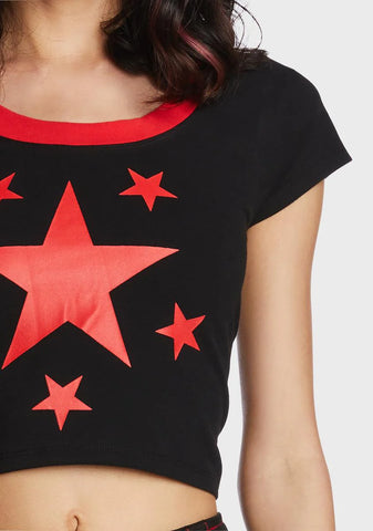 Star Cropped Tee