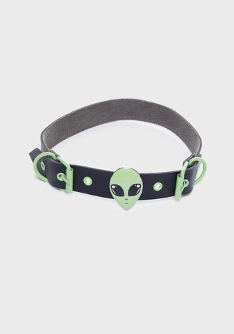 Come In Peace Buckle Choker