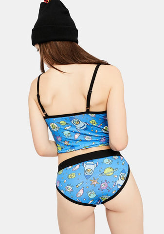 Whole New World Alien Print Briefs