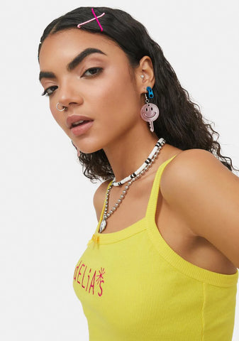 Sweet High Key Happy Drop Earrings