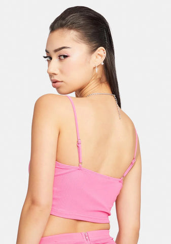 In The Spotlight Bustier Crop Top