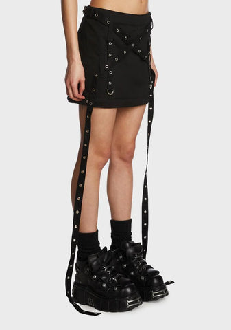 Triple Zip Off Skirt