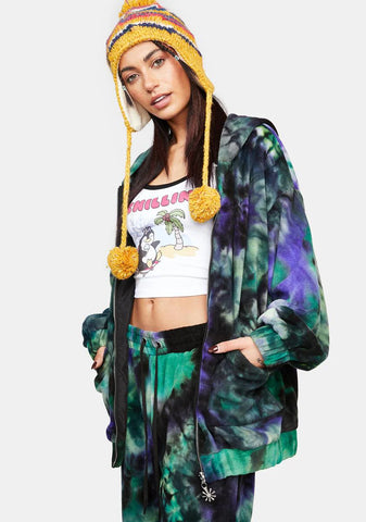 Ripple Effect Tie Dye Hoodie