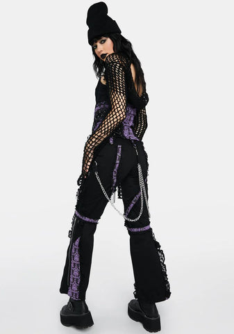 Purple Enchanted Dark Street Pants