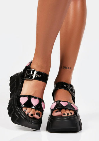 Rollercoaster Chunky Sandals