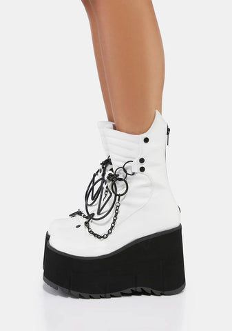 Ritual Chain Platform Boots