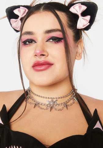 Lunar Charms Choker Necklace