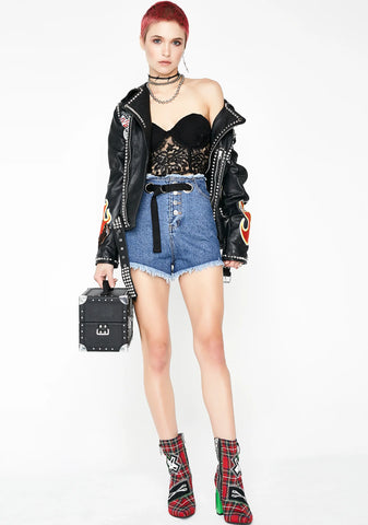 When I Want Denim Shorts