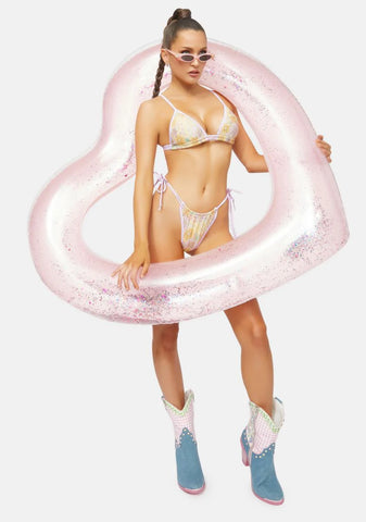 Patty Triangle String Bikini Set