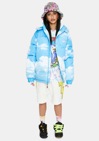 Heaven And Hell Puffer Jacket