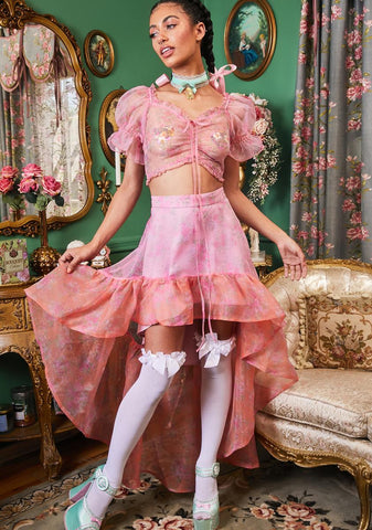 The Finer Things High-Low Skirt