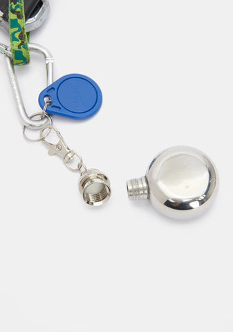 Sneak A Shot Mini Circle Flask