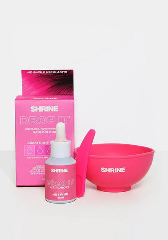 Hot Pink Hair Drop It Dye Kit