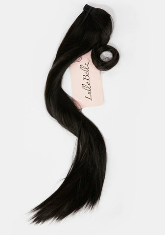 Dark Brown Grande 26" Straight Wraparound Pony