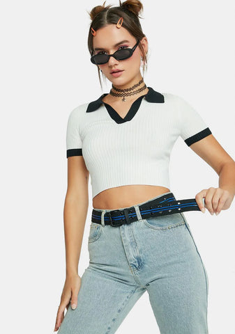 Royal Ride Fast Striped Canvas Belt