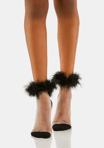 Wicked Little Princess Feather Socks