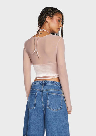 Champagne Kisses Corset Top