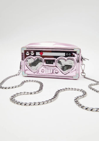 Rhythm Of Love Speaker Crossbody Bag