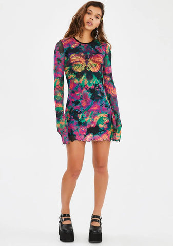Butterfly Charmer Mesh Dress