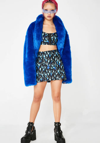 Blue Flame Skort