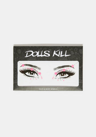 Cotton Candy Goddess Rhinestone Eye Jewels