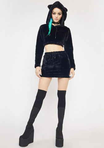 Wicked Furreak Animali Mini Skirt