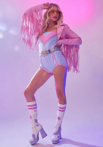 Beach Daze Strapless Romper