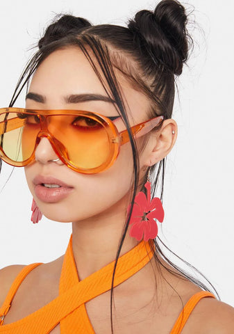 Hibiscus Dreams Drop Earrings