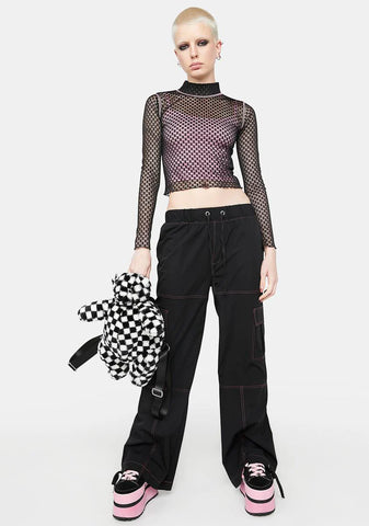 Don't Know Yet Mesh Crop Top