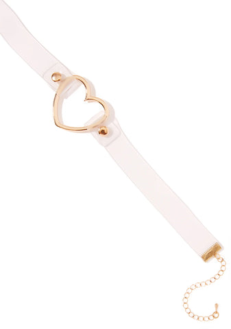 Fake Love Clear Choker