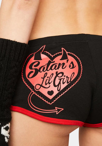 Satan's Lil Girl Dolphin Shorts