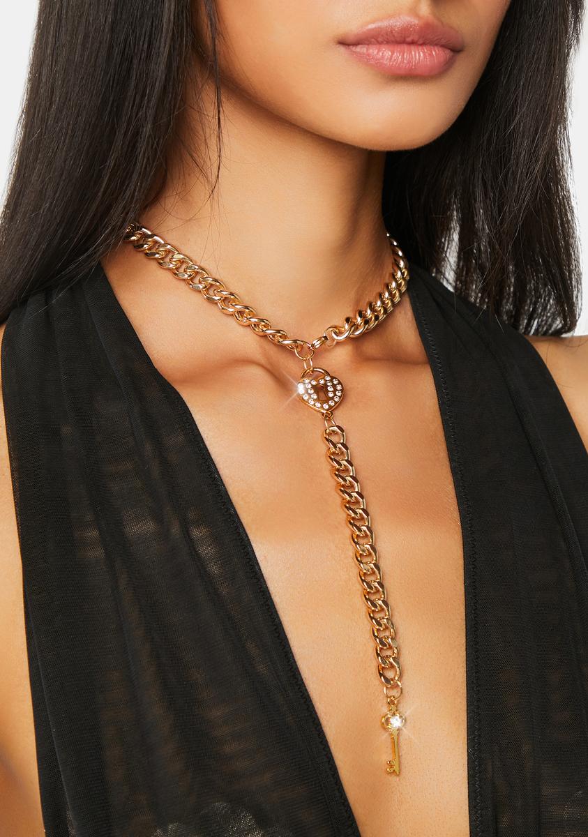 Earn It Drop Necklace