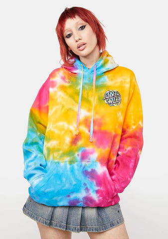 Strange Dot Tie Dye Hoodie