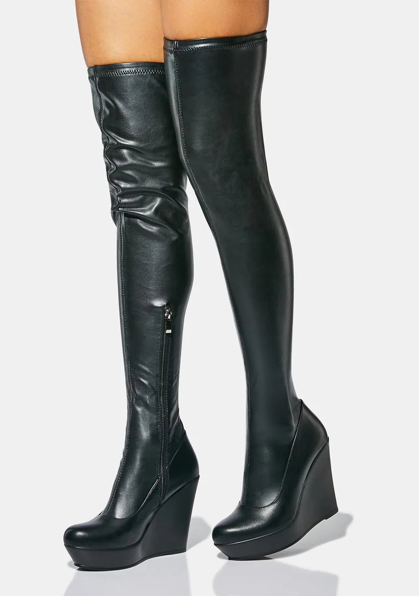 Won’t Say It Twice Wedge Boots