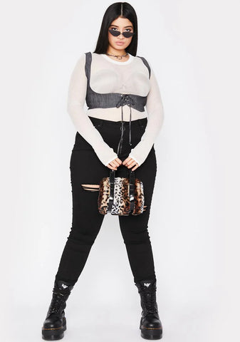 Classic Heaux Denim Bustier