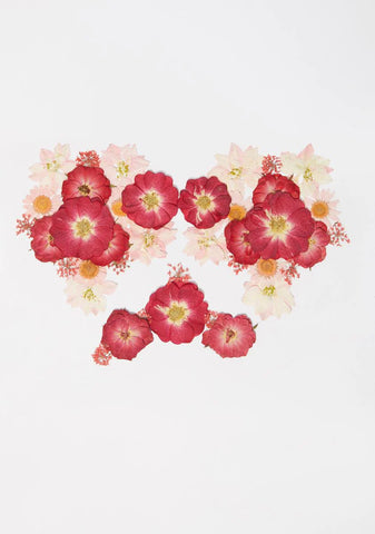 Red Pink Flowers Pasties