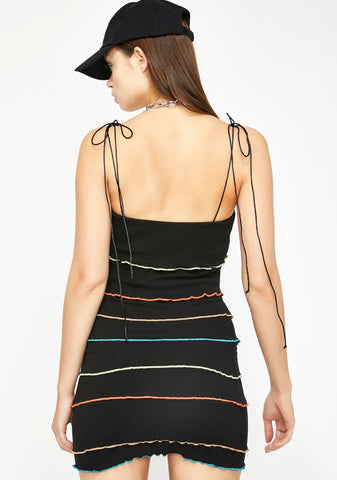 Know The Ropes Mini Dress