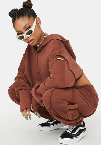 Hazel Cropped Hoodie