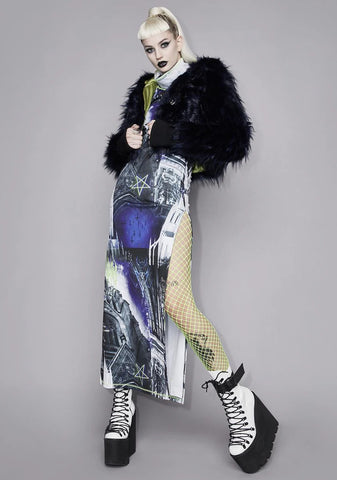 Royal Damnation Faux Fur Jacket