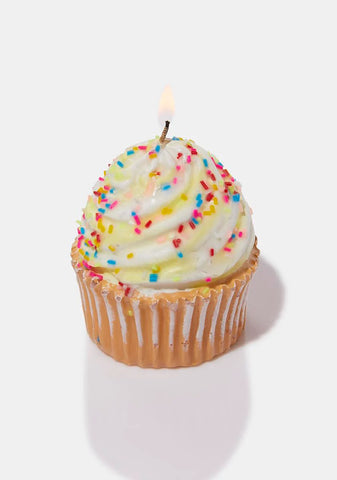 Sweet Treat Cupcake Candle