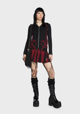 Black And Red Bo Peep Hoodie