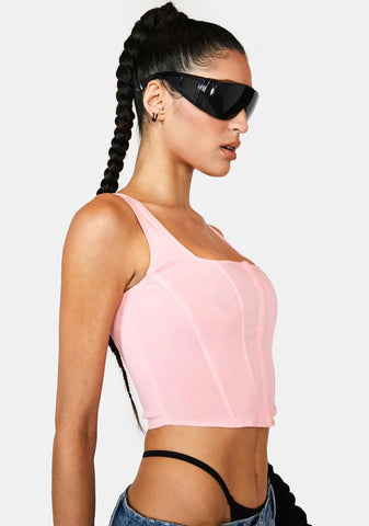 Bubblegum In My Pocket Corset Top