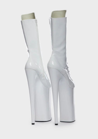 White Beyond-1050 Platform Boots
