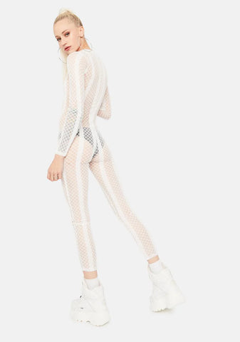 Purely Your Bad Habit Fishnet Catsuit