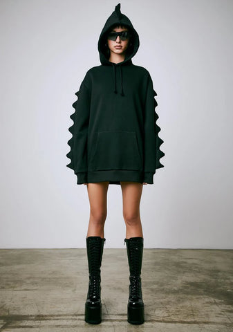 Dark Dino Mighty Oversized Hoodie