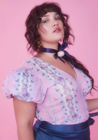 Miss Queen Diaries Wrap Top