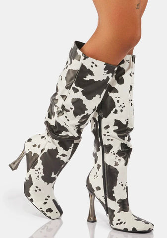View From Here Knee High Boots