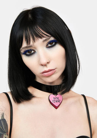 Femme-Powered Heart Choker