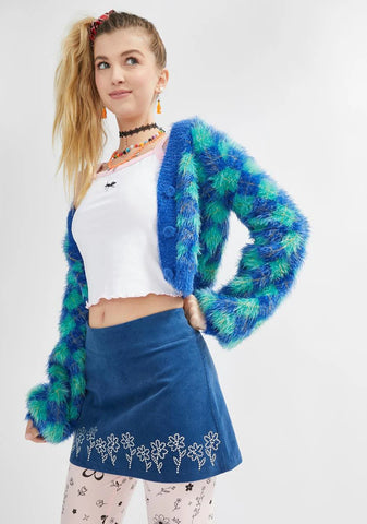 Sparkles Needed Corduroy Mini Skirt