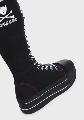 Stay Distant High Top Sneakers